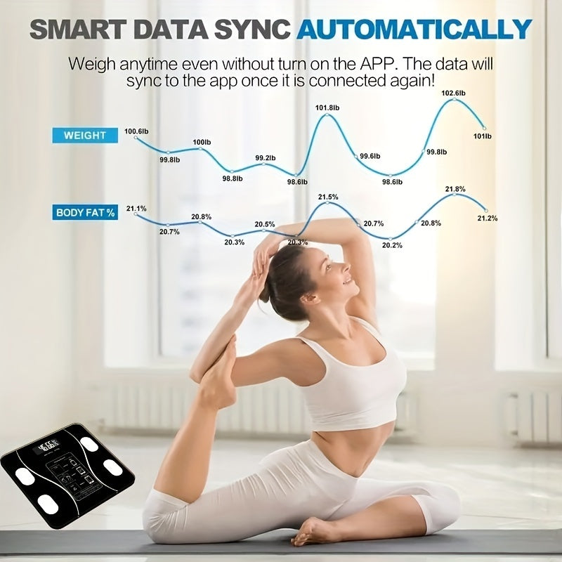 Smart Body Weight & Fat Scale With Smart Phone App To Track