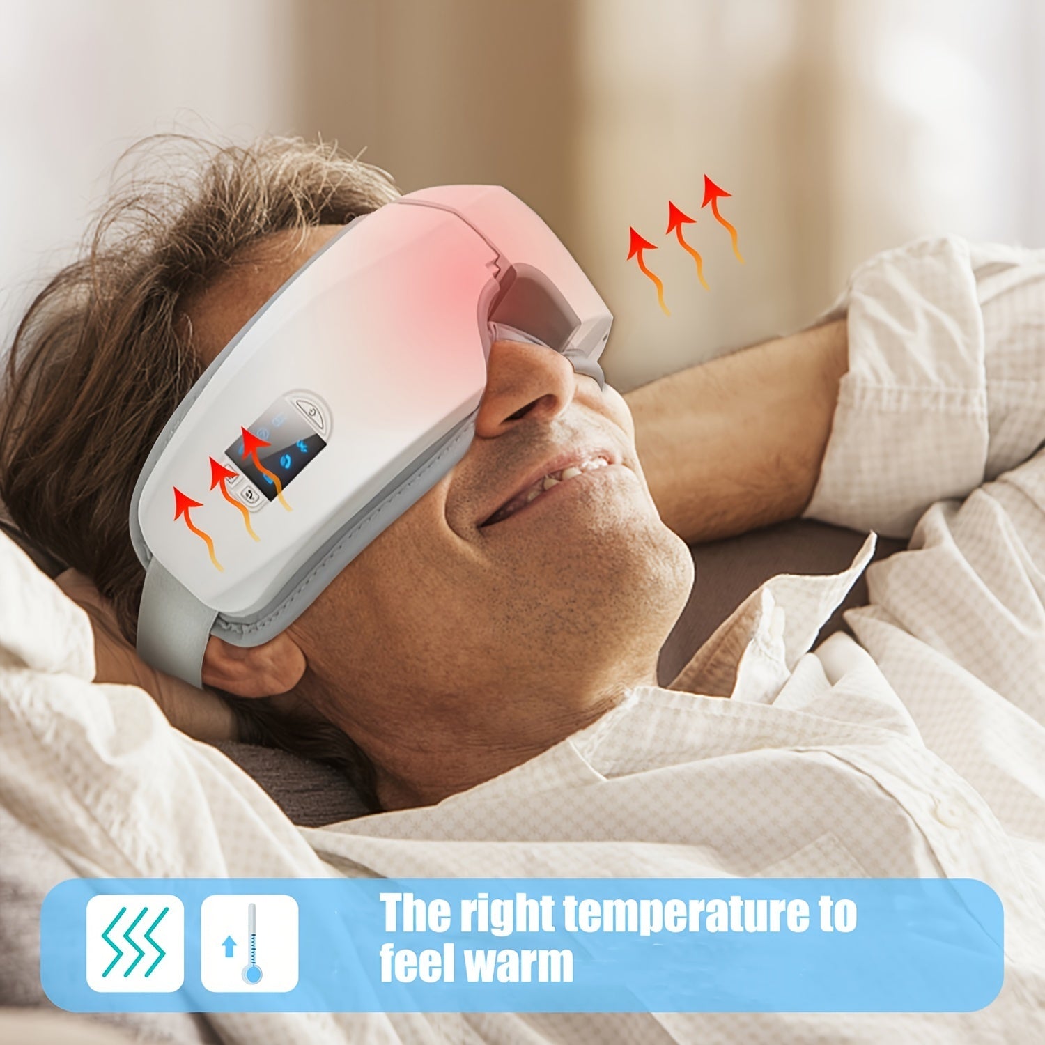 Eye Massager with Hot Compress and Music