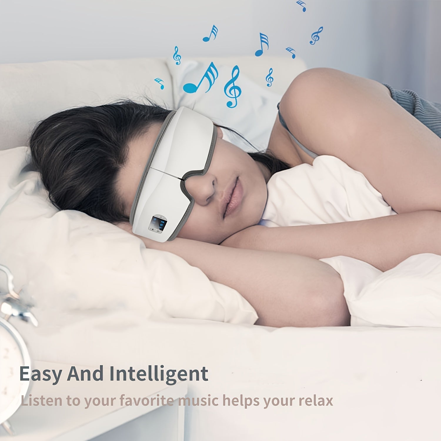 Intelligent Eye Massager, Portable, Hot Compress, Music