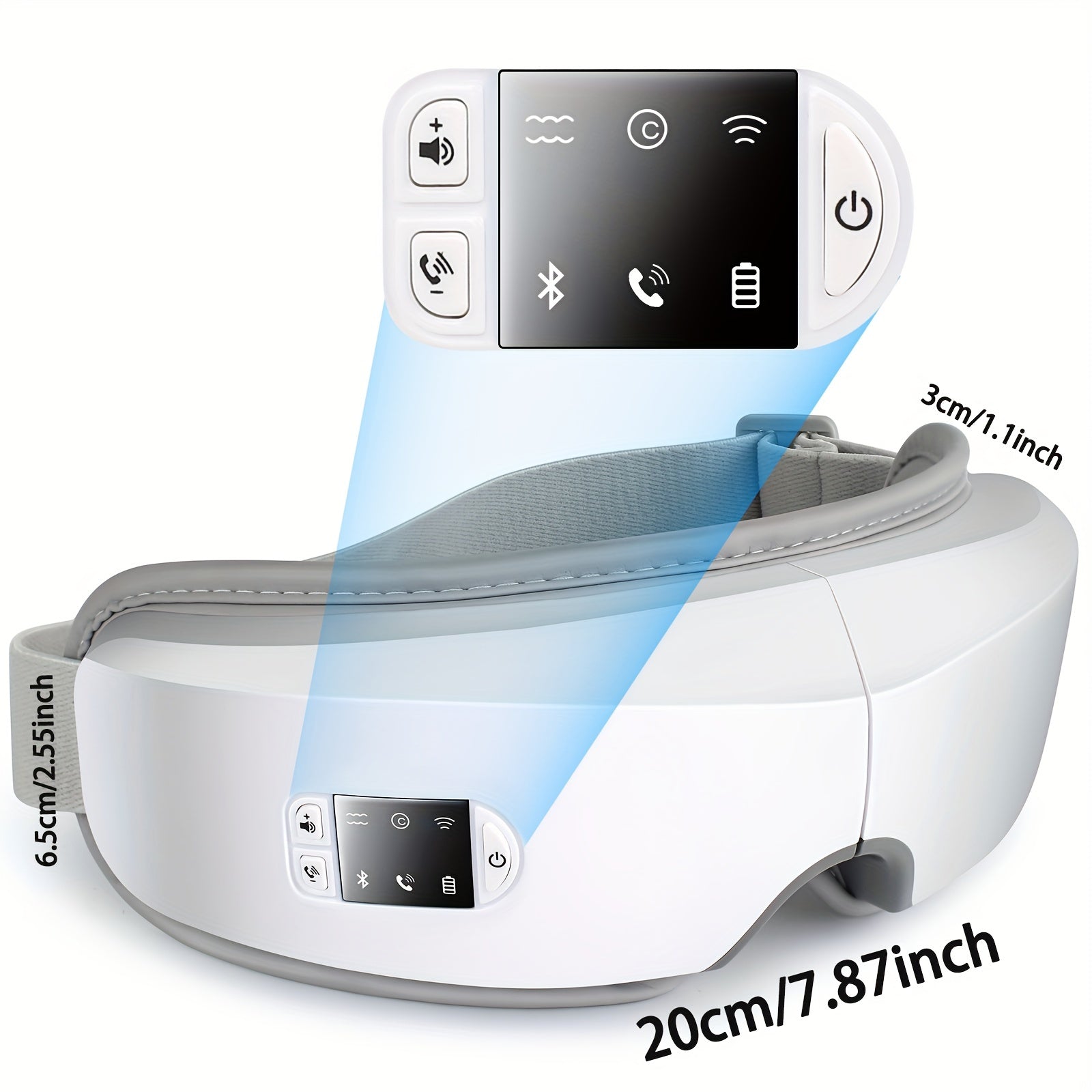 Eye Massager with Hot Compress and Music